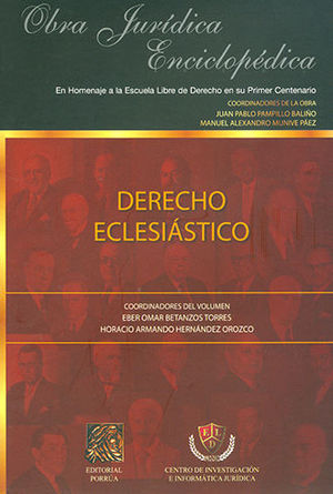 [9786070911118] DERECHO ECLESIÁSTICO