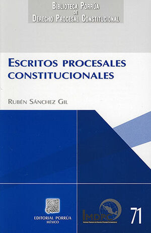[9786070912320] ESCRITOS PROCESALES CONSTITUCIONALES