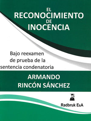 [9786079840037] RECONOCIMIENTO DE INOCENCIA, EL