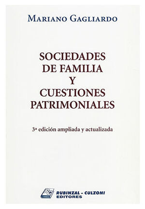 [9789873013034] SOCIEDADES DE FAMILIA Y CUESTIONES PATRIMONIALES