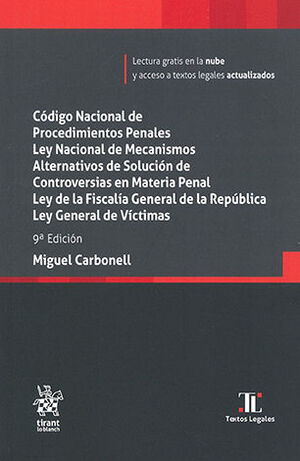 [9788410951303] CÓDIGO NACIONAL DE PROCEDIMIENTOS PENALES. LEY NACIONAL DE MECANISMOS ALTERNATIVOS DE SOLUCIÓN DE CONTROVERSIAS EN MATERIA PENAL - 9.ª ED. 2025 (BOLSILLO)