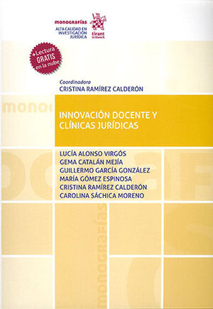 [9788413559827] INNOVACIÓN DOCENTE Y CLÍNICAS JURÍDICAS