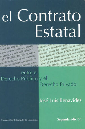 [9789586168960] CONTRATO ESTATAL, EL