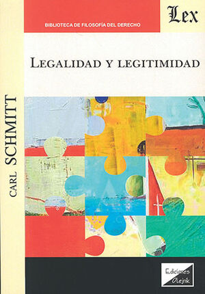 [9789564072128] LEGALIDAD Y LEGITIMIDAD - 1.ª ED. 2022
